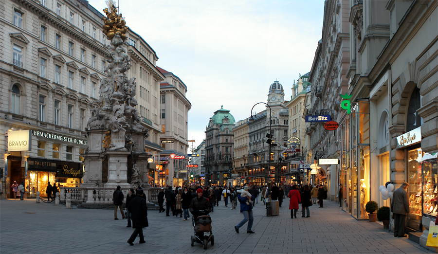 Panorama Am Graben Wenen - Vienna