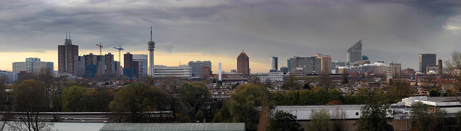 Panorama Skyline The Hague - The Netherlands